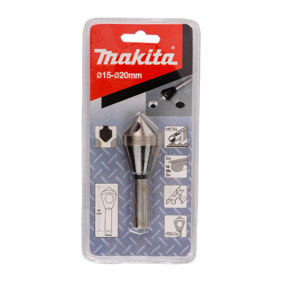 Broca Avellanadora HSS-Co De 90° De 15 - 20mm - Makita - Herram.cl