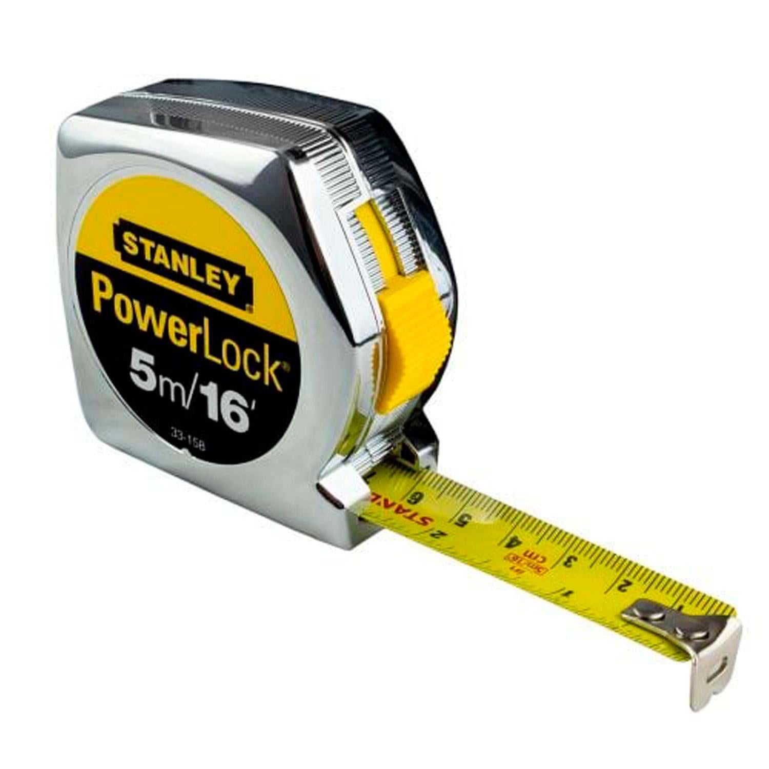 Huincha de Medir PowerLock 5m/16' - Stanley - Herram.cl
