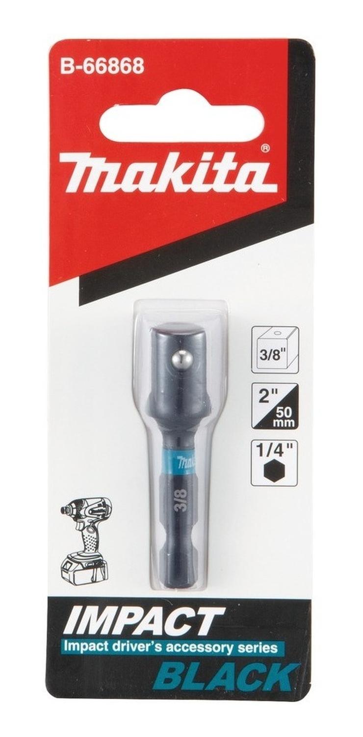 Adaptador Cuadrante Impact Black 3/8''x50mm - Makita - Herram.cl