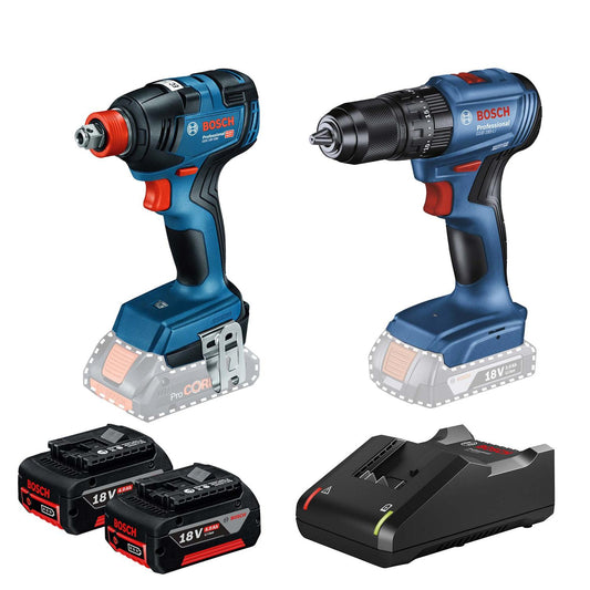 KIT Bosch Taladro GSB 185 - LI+LLave GDX 18V - 200+STARTER KIT - Herram.cl