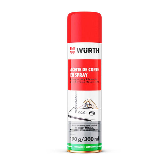 Aceite de Corte en Sparay 300ml - Wurth - Herram.cl