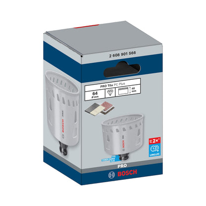 Copa Diamantada PRO Tile Power Change 64mm (2-1/2'') - Bosch - Herram.cl
