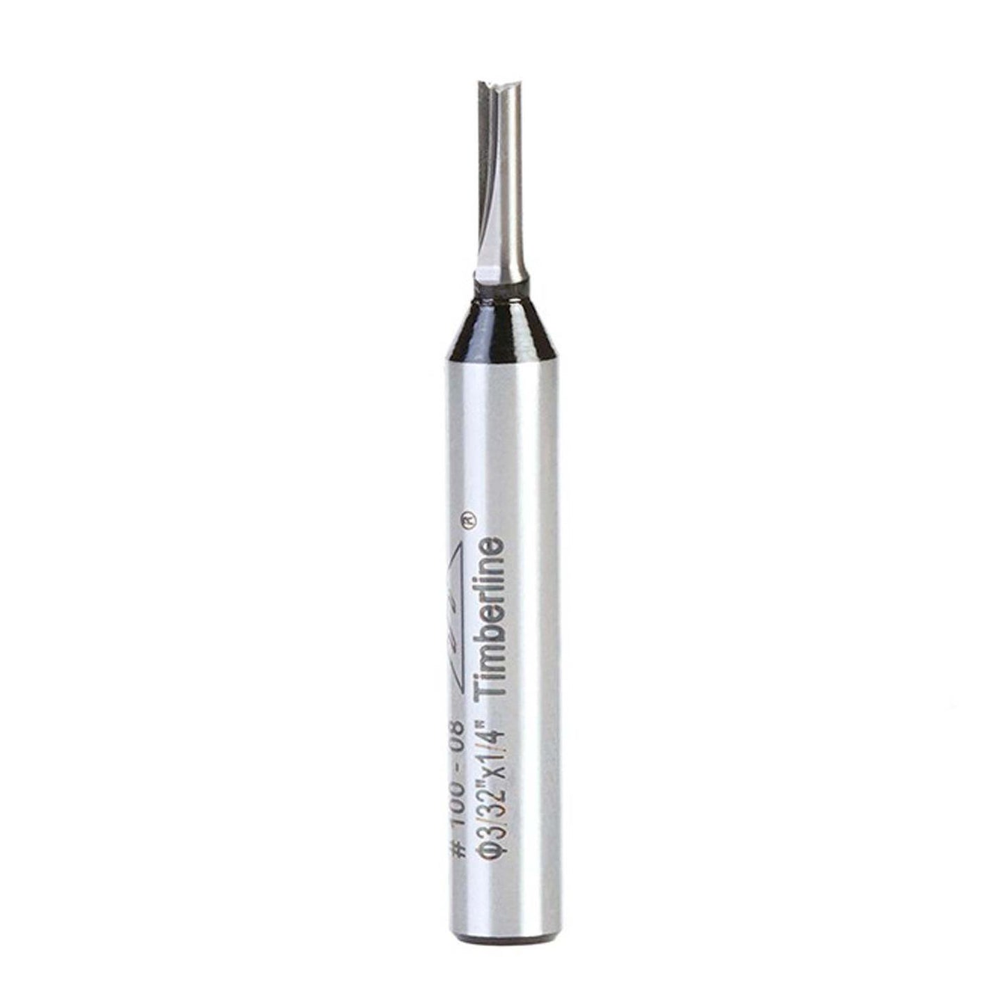 Fresa Recta 2 Filos 3/32''x 1/4'' Toma 1/4'' - Timberline - Herram.cl