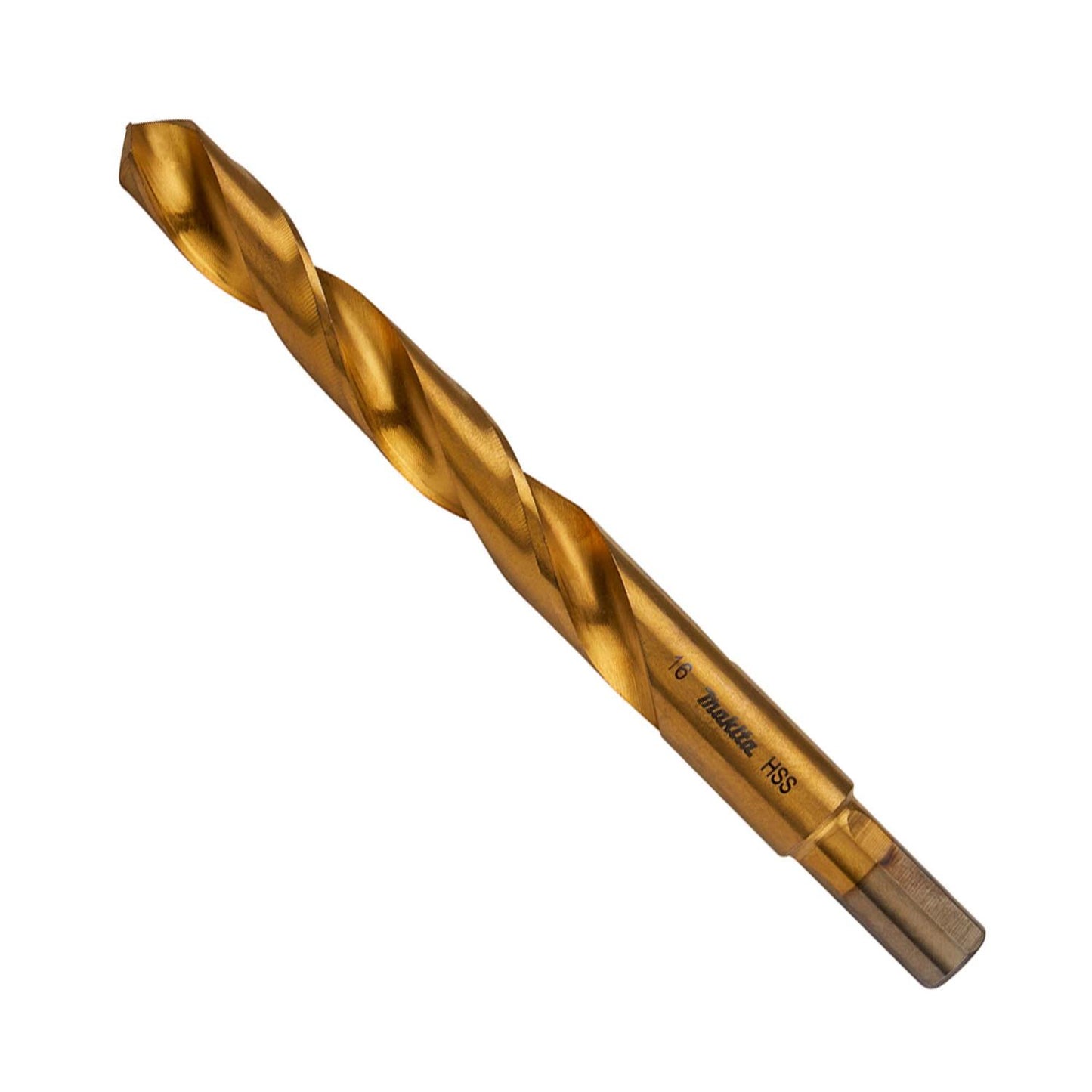 Broca para Metal HSS - TiN 16x178mm vástago reducido – Makita - Herram.cl