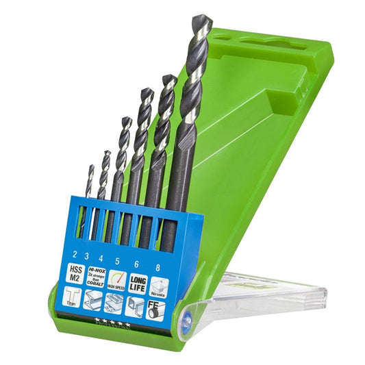 Juego de Brocas para Metal HI - NOX HSS M2, 6 Pzas. - kwb - Herram.cl