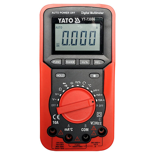 Multímetro Digital Yato YT-73086 600V AC/DC 10A - Herram.cl