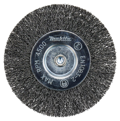 Grata Circular Acero Ondulado 100mm (4'') Toma 1/4'' - Makita - Herram.cl