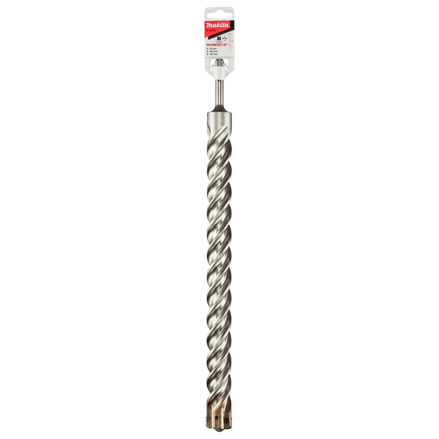 Broca SDS - Plus NEMESIS II 32x400x450mm (4 filos) - Makita - Herram.cl