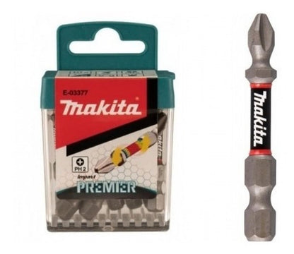 Set Punta De Torsion Flip Top (c - form) Makita Ph2 - 50mm 10pcs - Herram.cl
