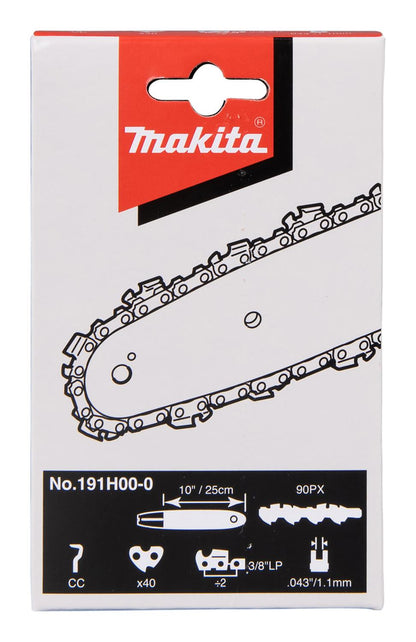 Cadena Para Motosierra 10''/3/8''/1.1mm/40 Eslab - Makita - Herram.cl