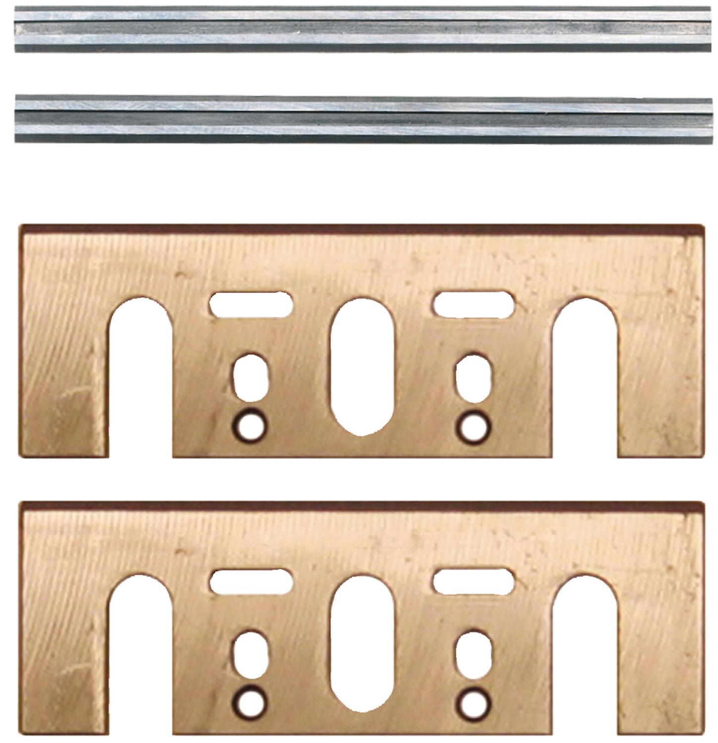 Set 4 Cuchillos Cepillo 82mm Desechable y Afilable - Makita - Herram.cl