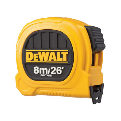 Huincha de Medir 8M/26'x25mm Diseño Compacto - DeWALT - Herram.cl