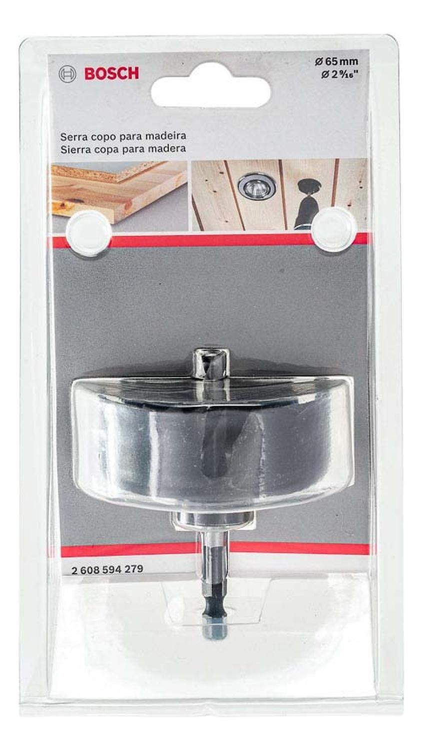 Sierra Copa Para Madera Con Adaptador 65mm (2 - 9/16'') - Bosch - Herram.cl