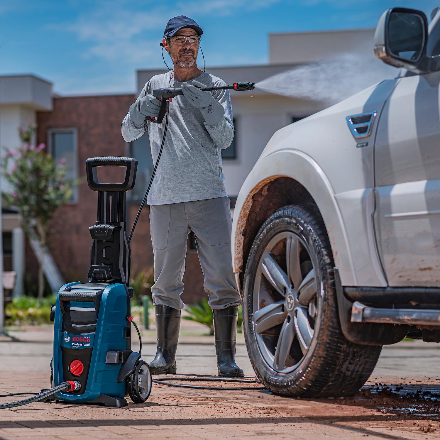 Hidrolavadora GHP 180 | 1.500 W | 124 Bar | 5m - Bosch - Herram.cl