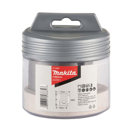 Broca Corona 82x72mm Toma M22 - Makita - Herram.cl