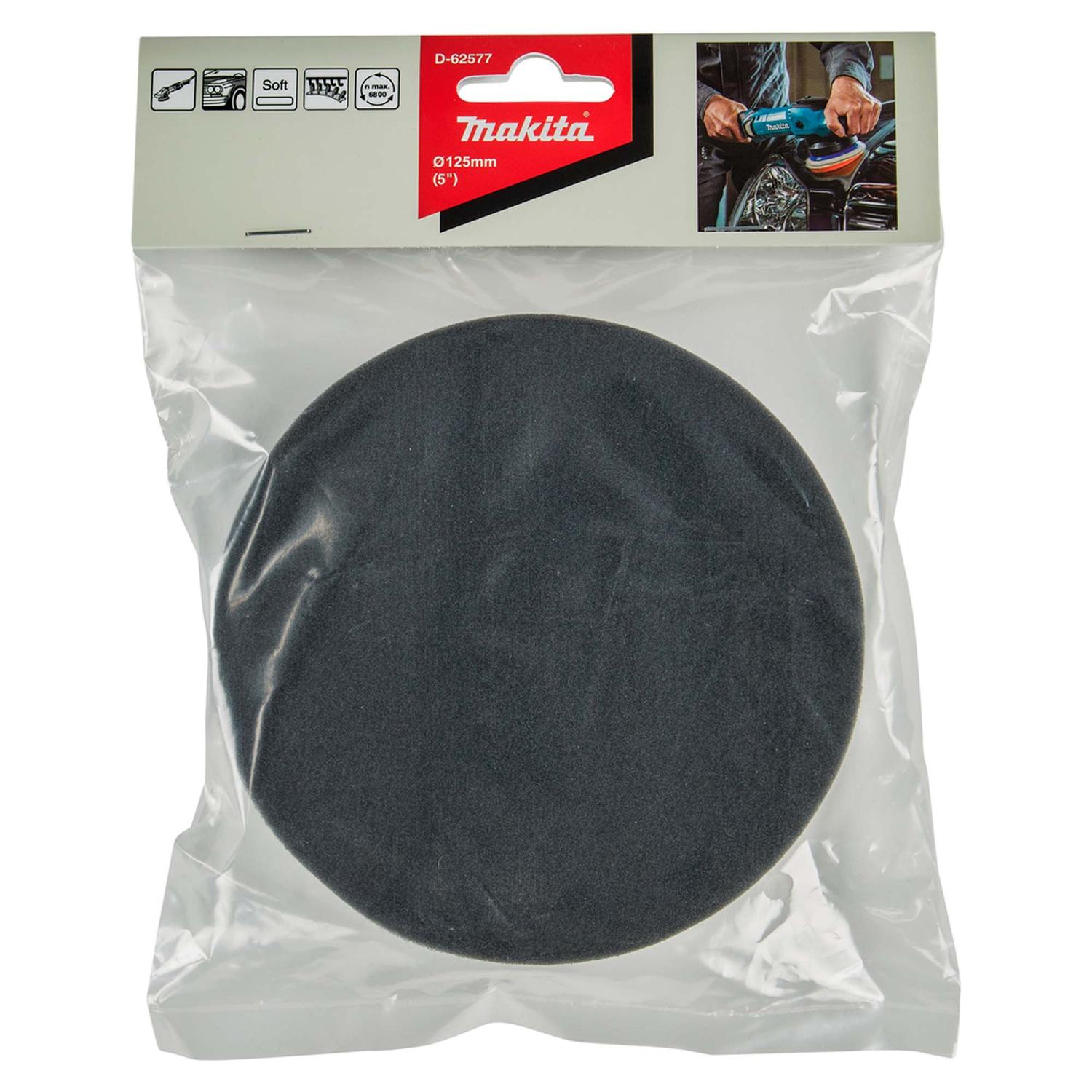 Disco esponja de pulido plana 125mm (fino) - Makita - Herram.cl