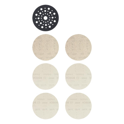 Kit Disco de Lija Malla Expert M480 125mm (5'') 7 Pzas - Bosch - Herram.cl