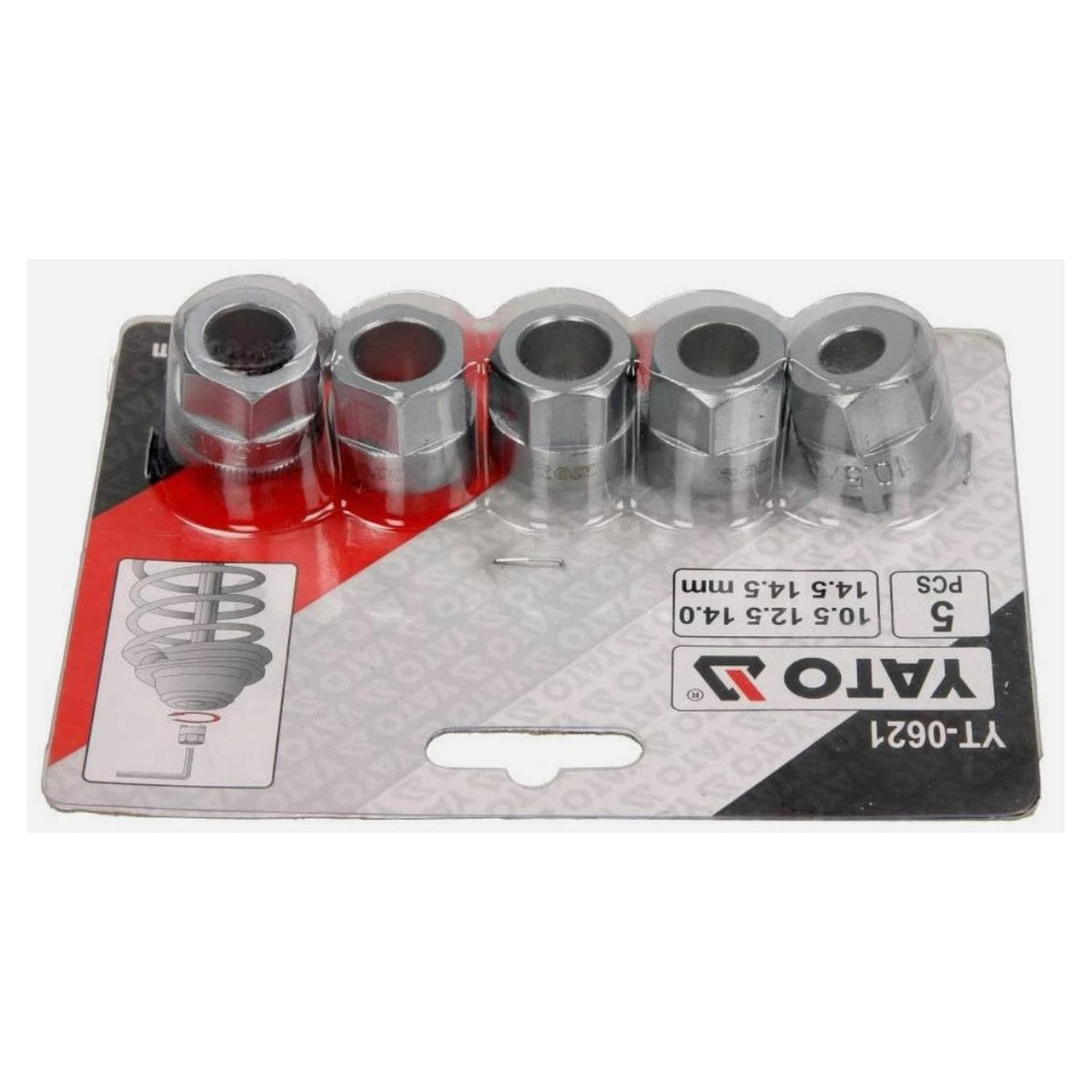 Juego 5 Dados para Amortiguadores Yato YT-0621 CrV - Herram.cl