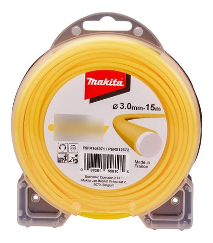 Hilo Nylon Redondo 3mm X 15m Orilladora - Makita - Herram.cl