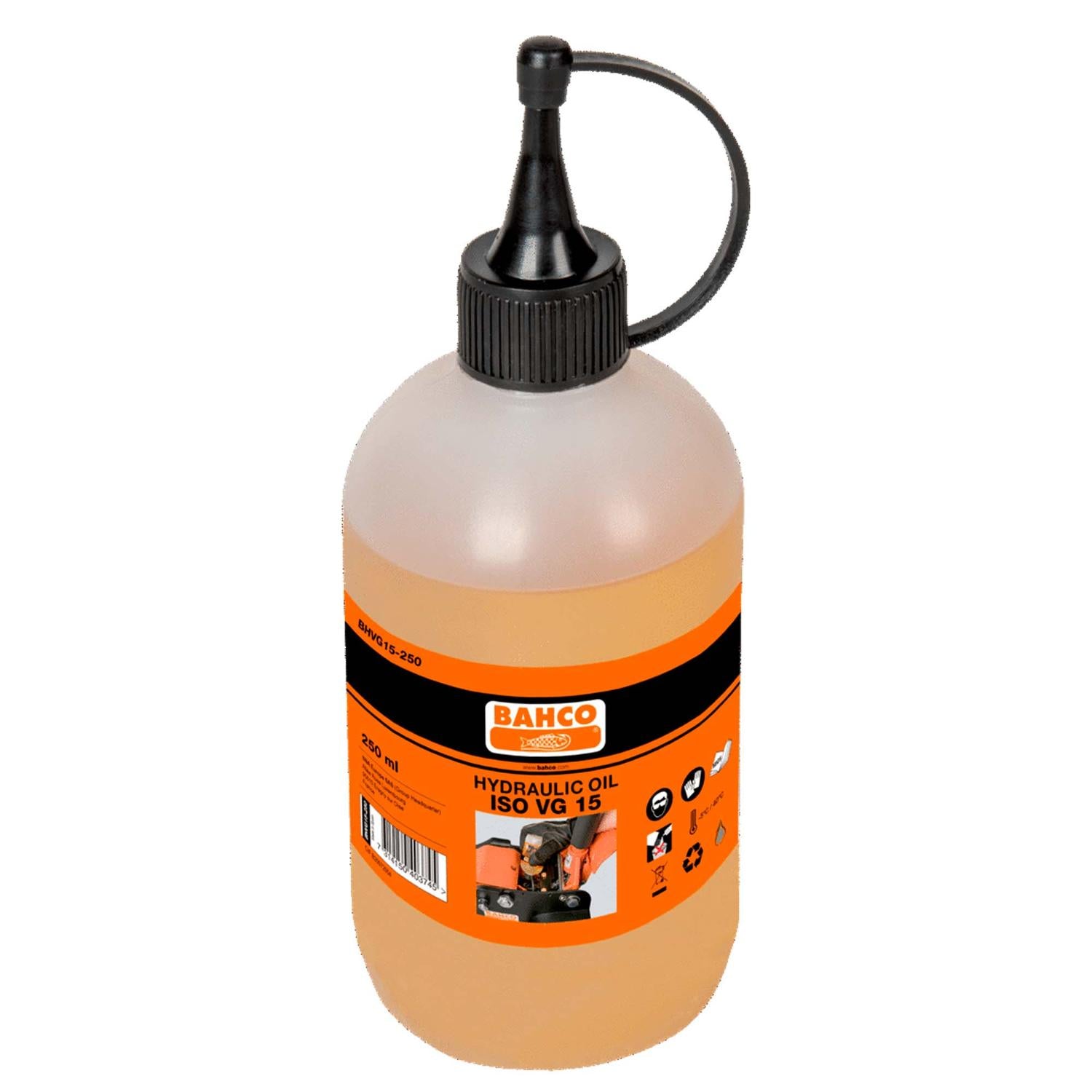 Botella de aceite hidráulico ISO VG 15 (250ml) - Bahco - Herram.cl
