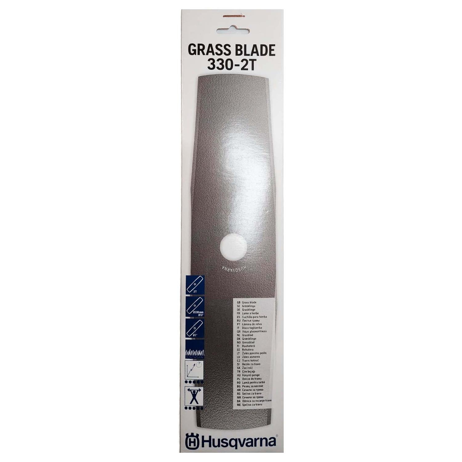 Cuchillo 2 Puntas 330mm eje 25,4mm - Husqvarna - Herram.cl