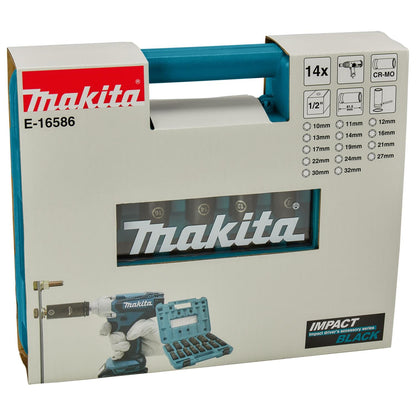 Juego Dados Impacto 1/2'' 14 Pzas - Makita - Herram.cl