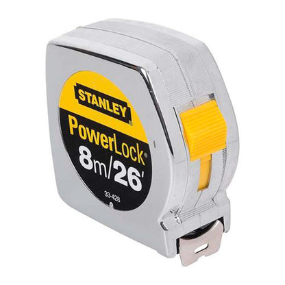 Huincha de Medir PowerLock 8m/26' - Stanley - Herram.cl