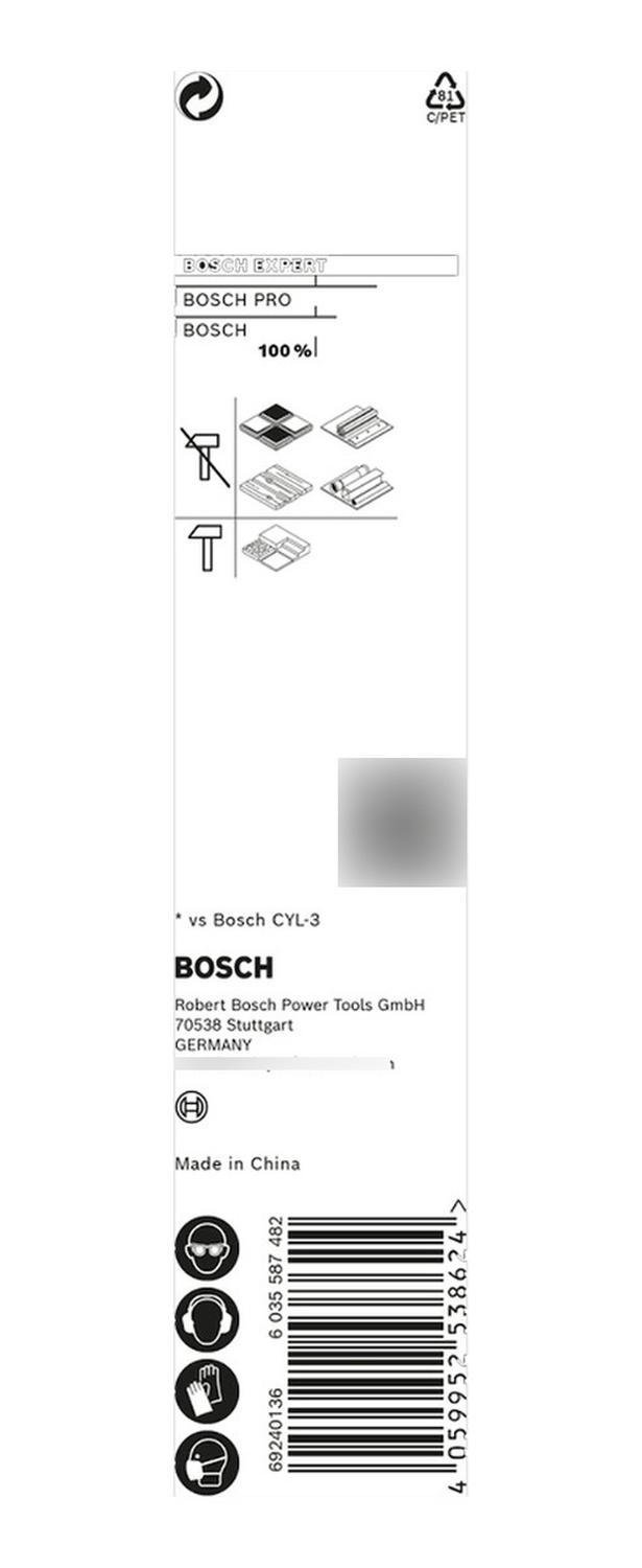 Broca Expert Hex - 9 Multiconstruction 3x45x90mm - Bosch - Herram.cl