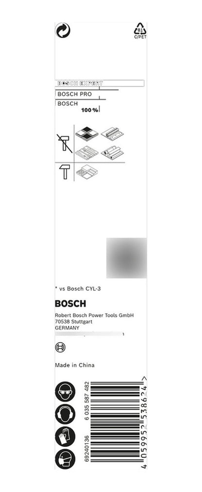 Broca Expert Hex - 9 Multiconstruction 3x45x90mm - Bosch - Herram.cl