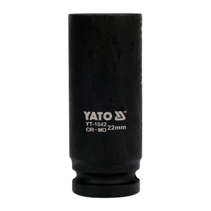 Dado De Impacto Largo Hexagonal 1/2'' 22mm - Yato - Herram.cl