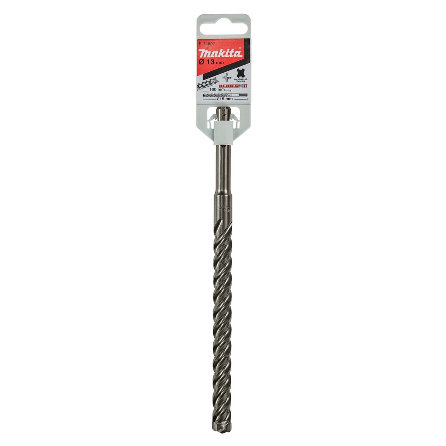 Broca SDS - Plus Nemesis II 13x215mm (4 Filos) - Makita - Herram.cl