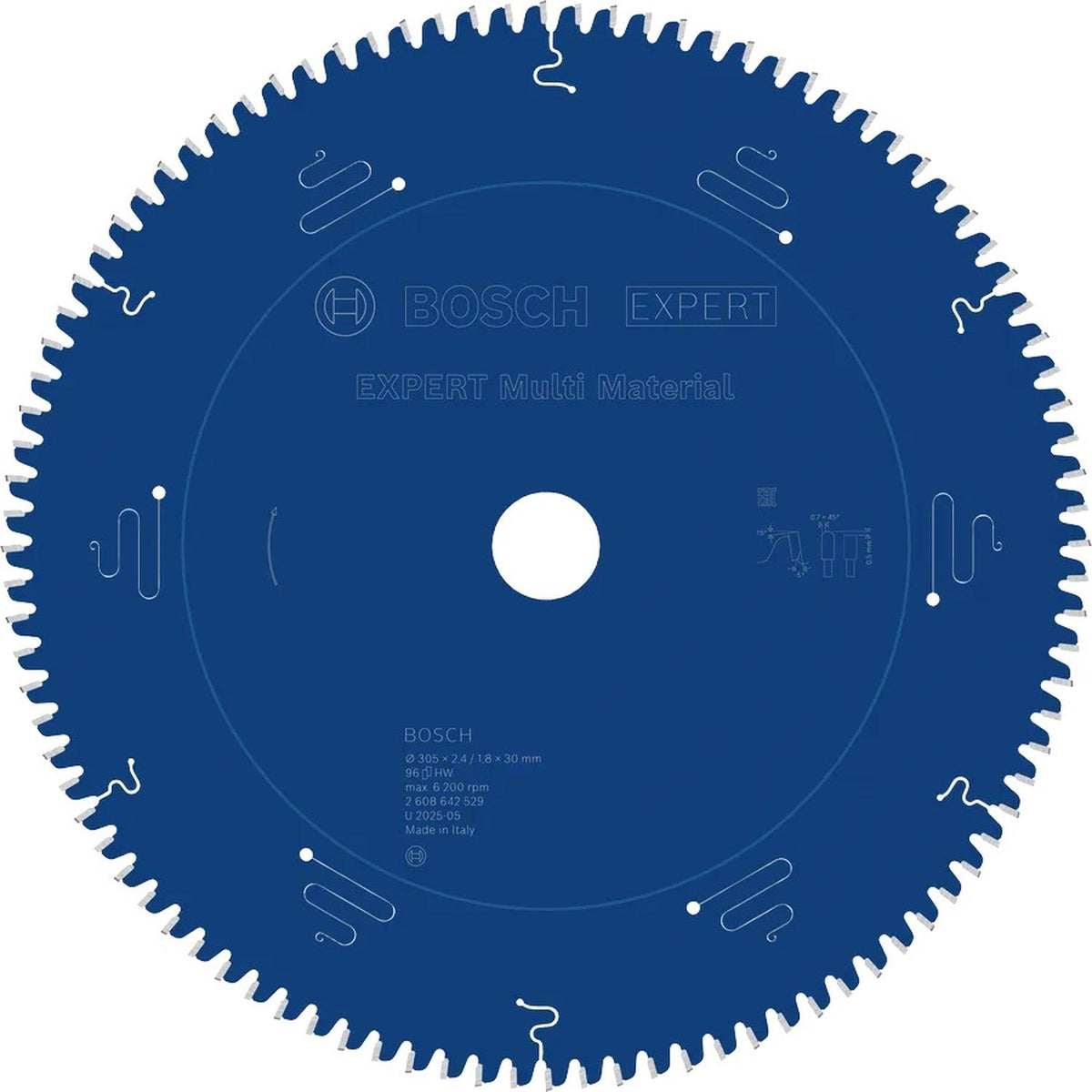 Disco Sierra Bosch Expert Multi Material 305x30mm 96D - Herram.cl