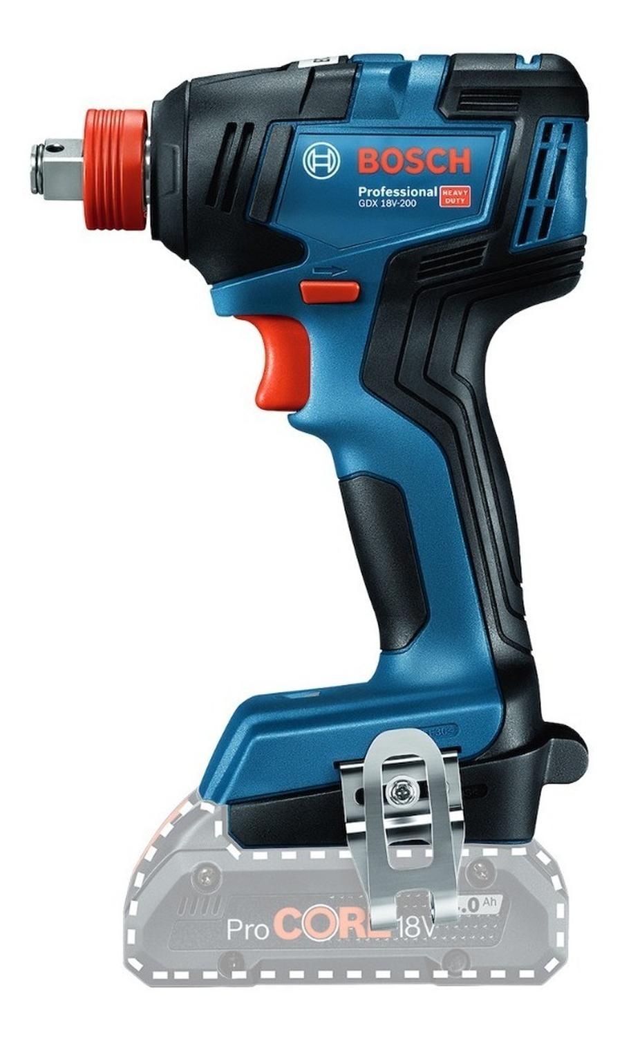 Llave De Impacto Inalámbrico Bosch GDX 18V - 200 sin Baterías - Herram.cl