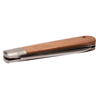 Navaja de electricista (mango de madera) 200mm - Irimo - Herram.cl