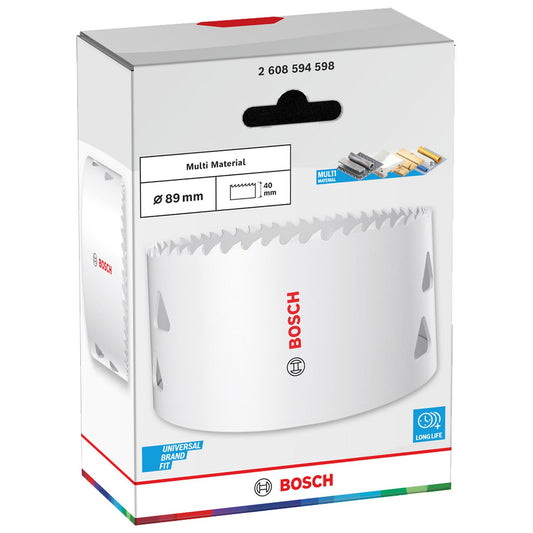 Sierra Copa BI-Metal Bosch Multi Material Ø 89mm (3-1/2'') - Herram.cl