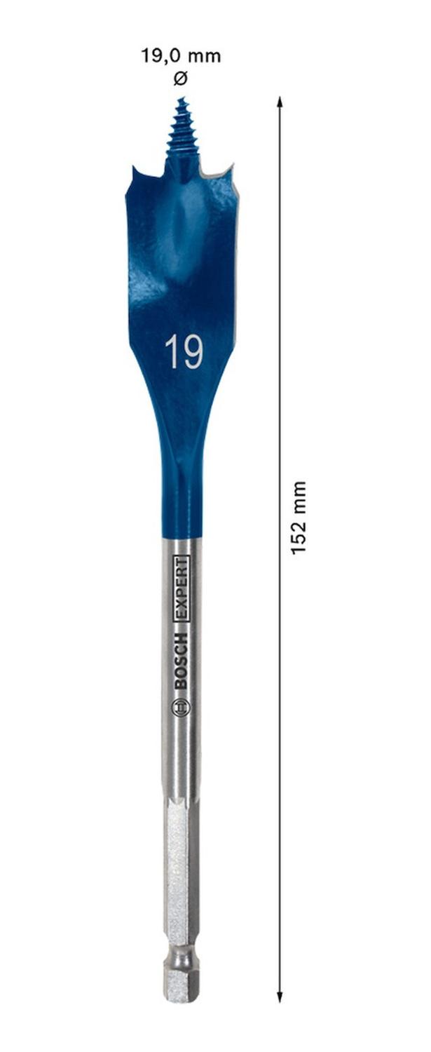 Broca Paleta Expert Self Cut Speed 19 X 152mm – Bosch - Herram.cl