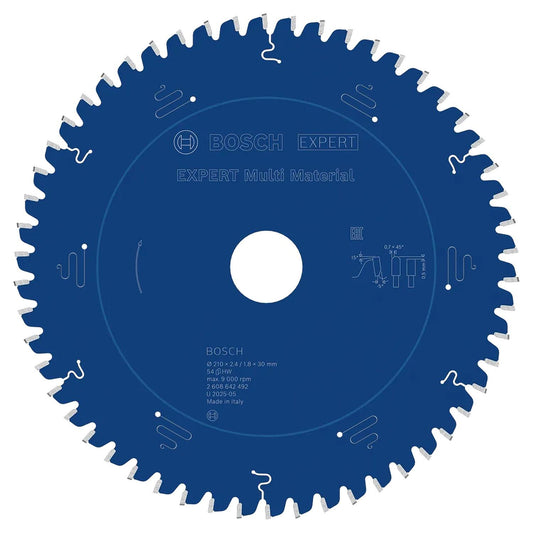 Disco Sierra Circular EXPERT Multi Material 254mm 80D Bosch - Herram.cl