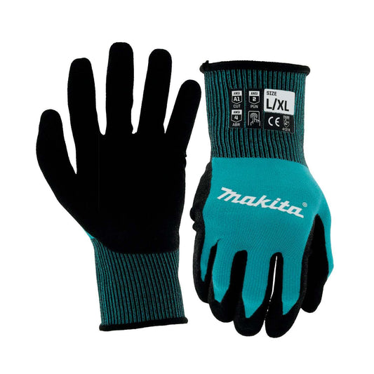 Guantes Nitrilo Fitknit Anticorte Tall L/XL - Makita - Herram.cl