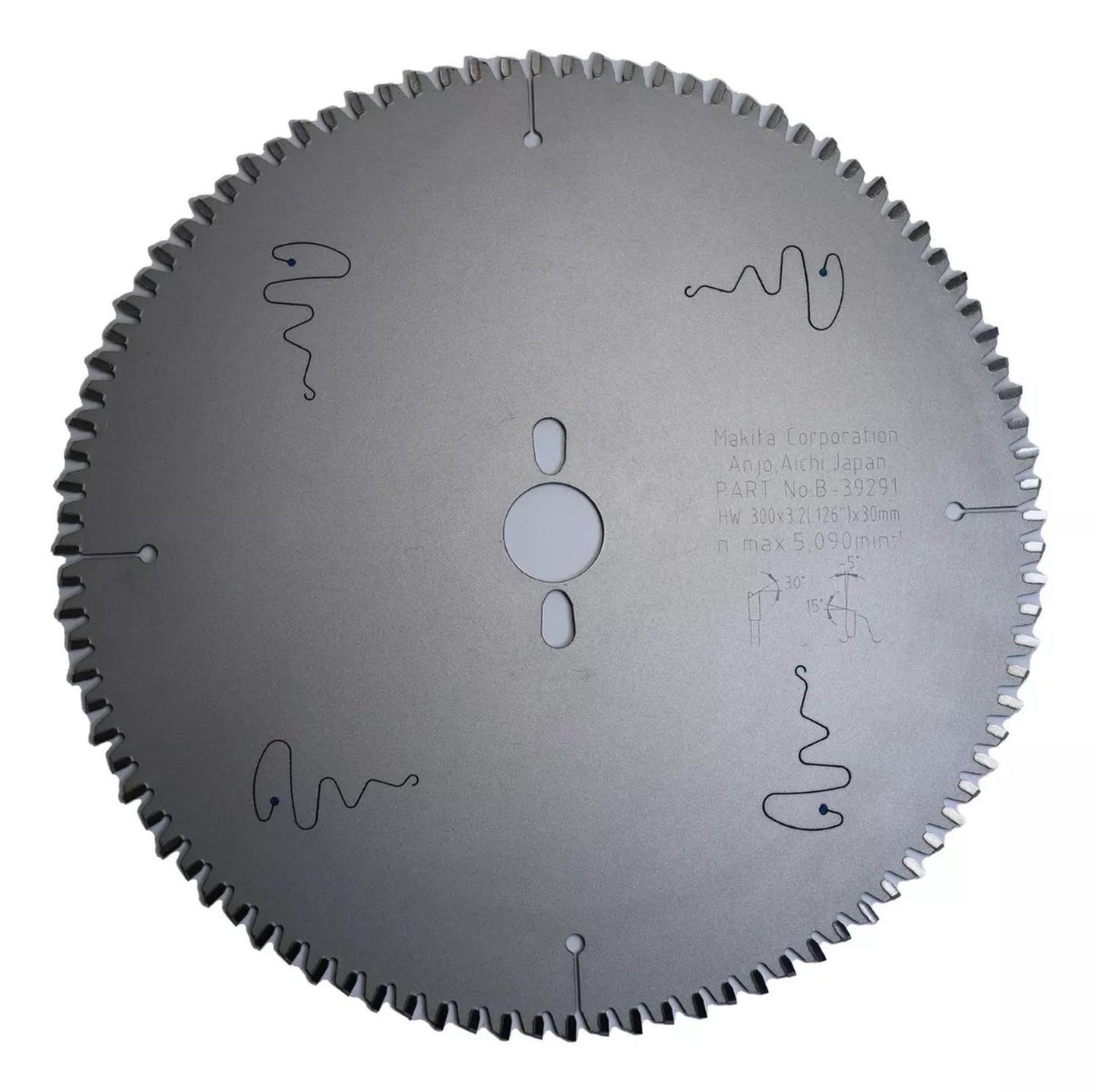 Disco Sierra Melamina HI - ATB 12'' (300x30mm) 96D Makita - Herram.cl