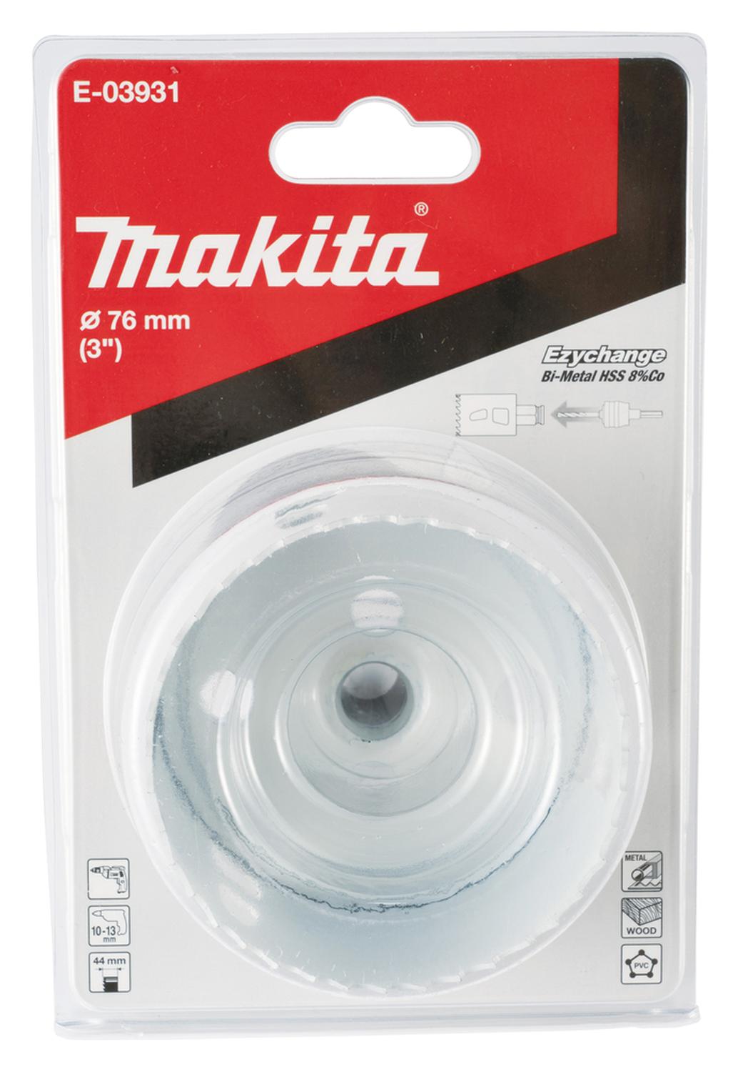 Sierra Copa Ezychange Bim 76mm (3'') 8% Co - Makita - Herram.cl