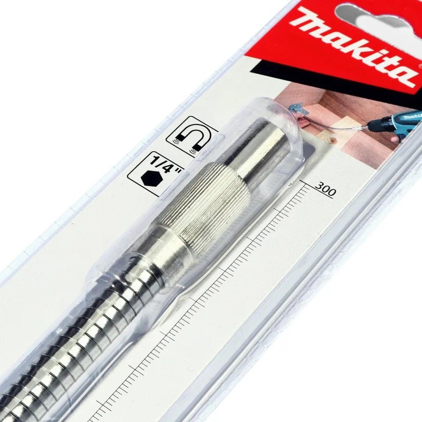 Extensión Flexible 300mm Para puntas de atornillar 1/4’’ - Makita - Herram.cl