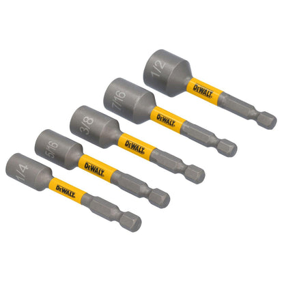 Set Vasos Magneticos Maxfit - Ultra 5 Pzas - DeWALT - Herram.cl