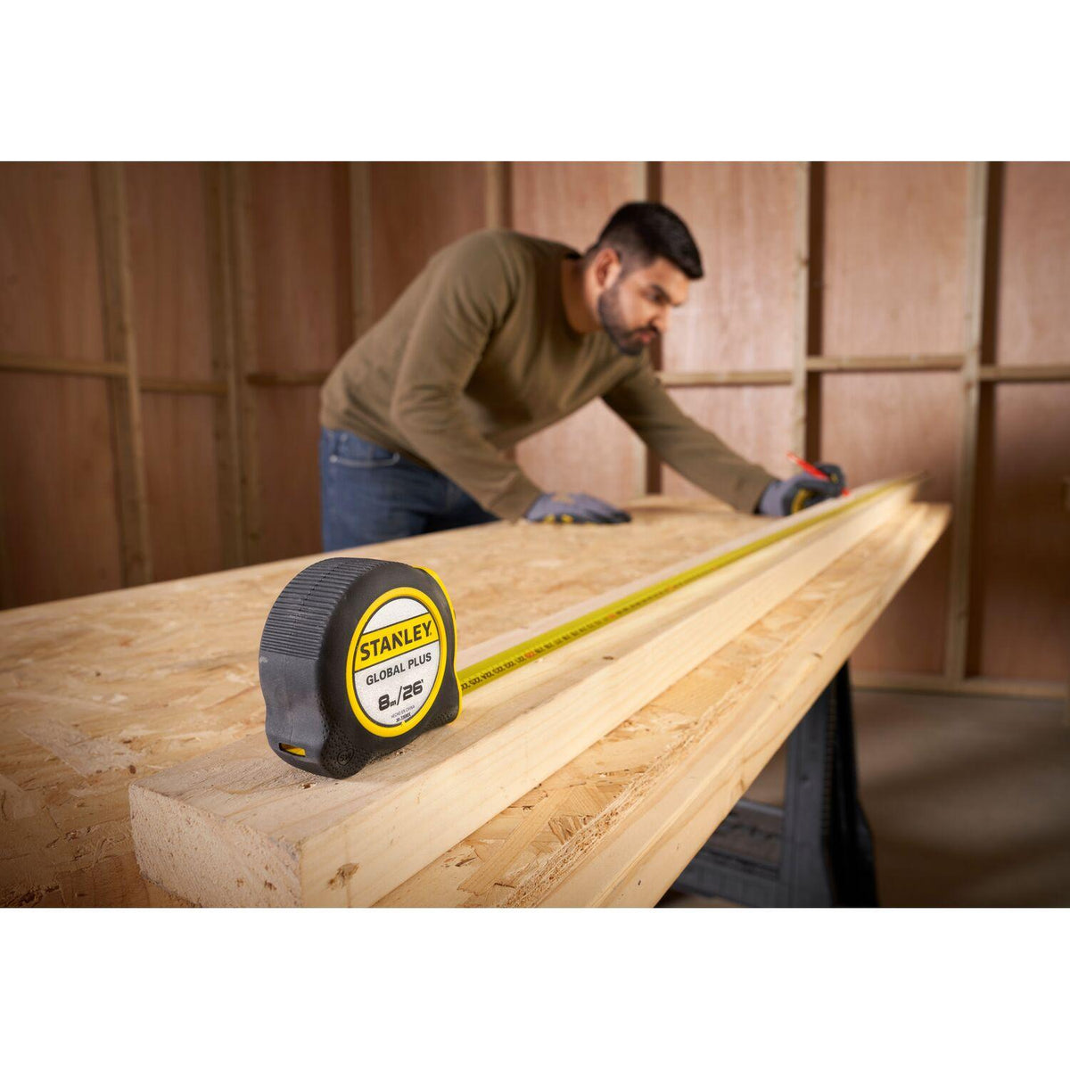 Huincha De medir Global Plus - 8m/26' - Stanley - Herram.cl