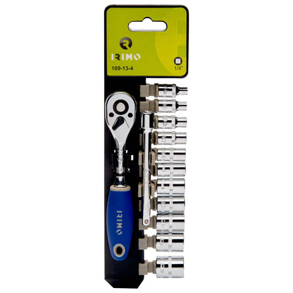Juego de Dados 1/4'' con chicharra 12 Pzas - Irimo - Herram.cl