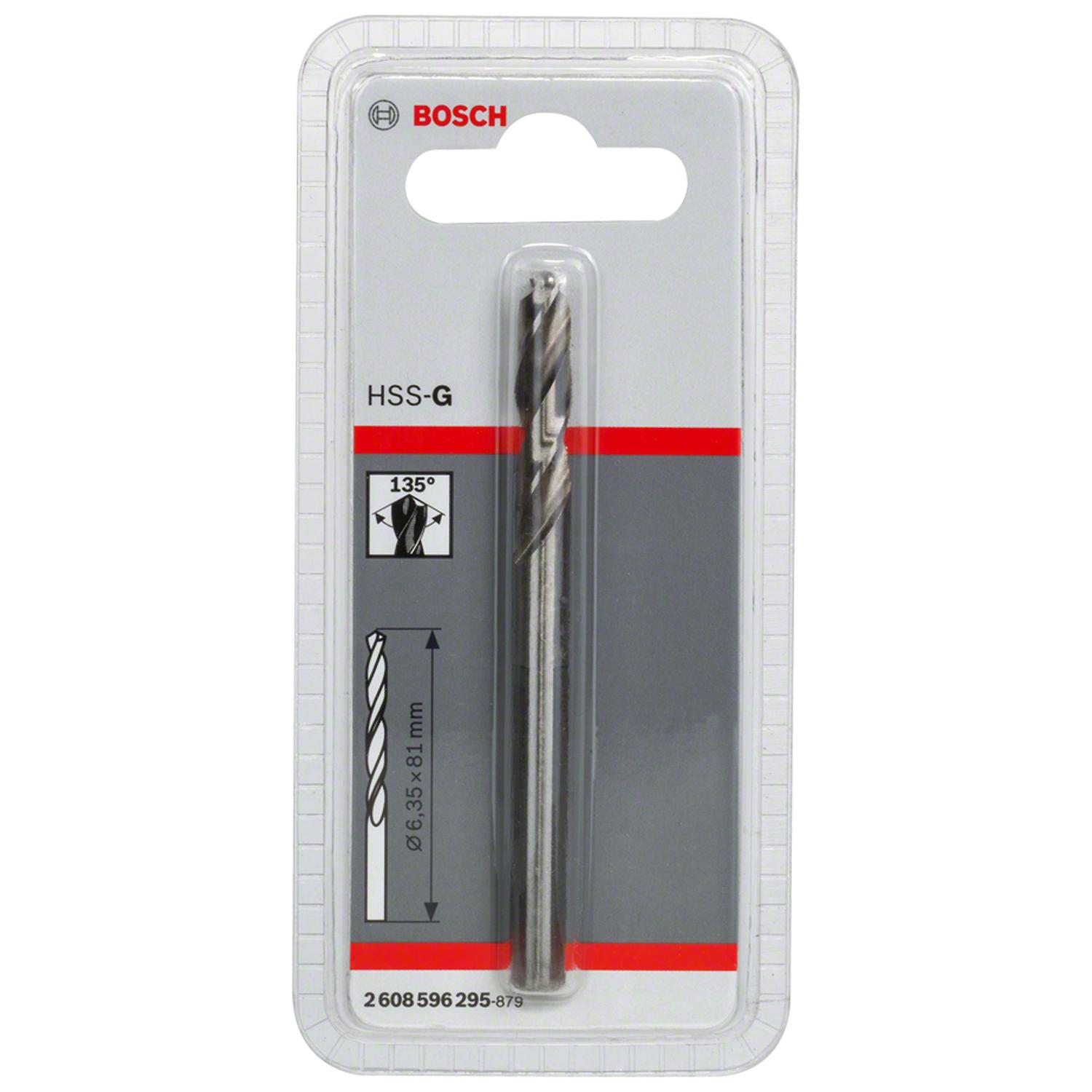 Broca Piloto HSS - G 6.35x81mm - Bosch - Herram.cl