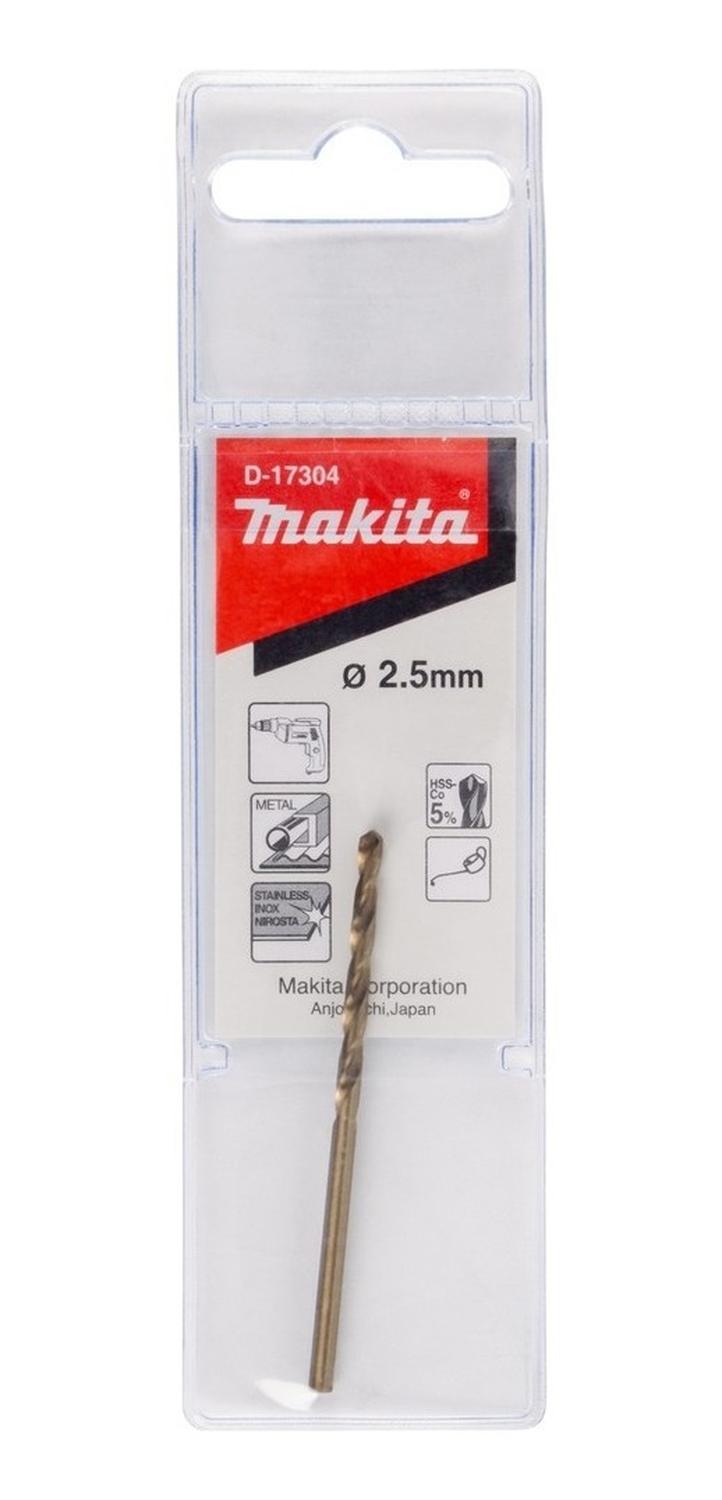 Brocas Para Metal HSS - Co 2,5mm - Makita - Herram.cl