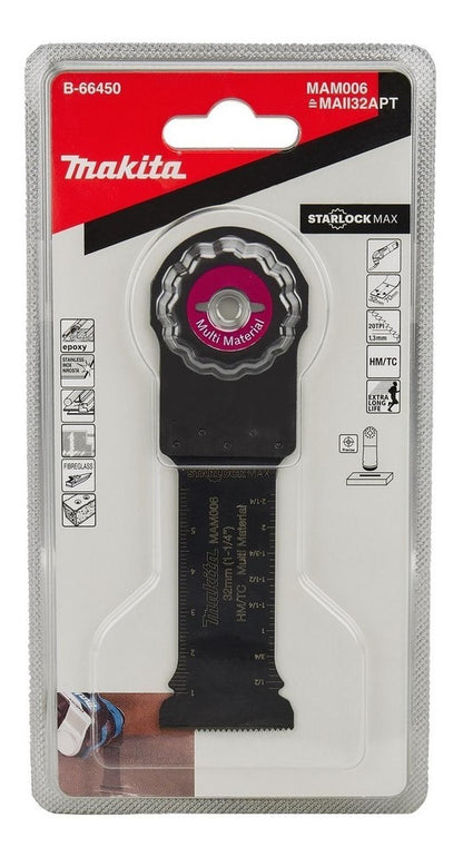 Hoja De Imersion 32x70mm Starlock Max Mam006 - Makita - Herram.cl