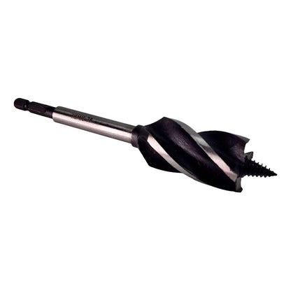 Broca 4-Puntas para Madera 28x165mm Hex. - HEMIC - Herram.cl
