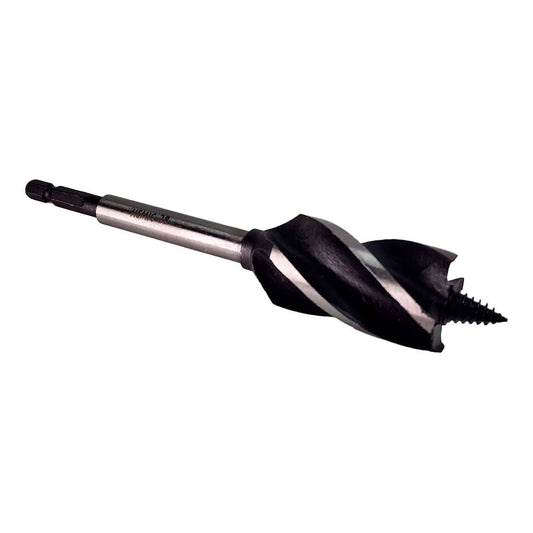 Broca 4-Puntas para Madera 28x165mm Hex. - HEMIC - Herram.cl
