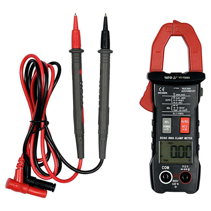 Pinza Amperimétrica True RMS AC/DC 600 A Yato YT-73093 - Herram.cl